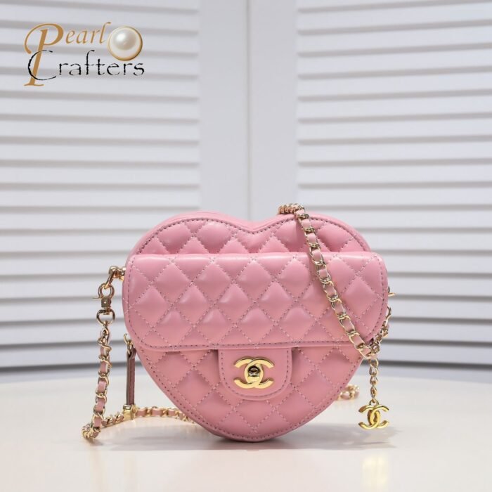 ⁦Chanel Peach Pericardium Bag Shoulder Bag Handbag⁩ - الصورة ⁦1⁩