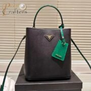 Prada Panier Handbag Saffiano Shoulder Bag - Image 10