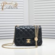 Chanel 23S Camellia Flower Adjustable Buckle Shoulder Bag Handbag