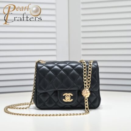 Chanel 23S Camellia Flower Adjustable Buckle Shoulder Bag Handbag