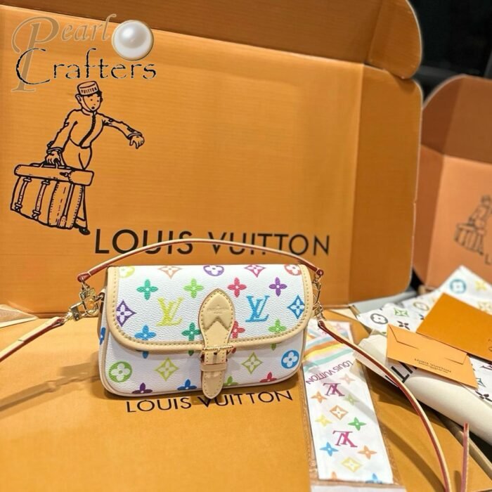 Louis Vuitton LV Takashi Murakami Diane Nano Shoulder Handbag - Image 1