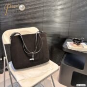 LOEWE Suede Tote Bag - Image 7