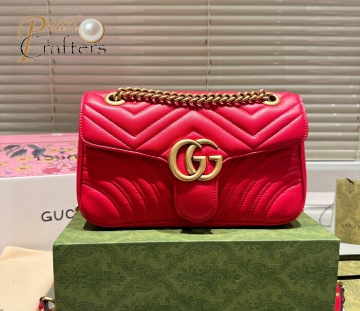 ⁦Gucci GG Marmont Small & Mini Shoulder Bag 443497⁩ - الصورة ⁦22⁩