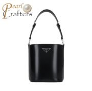 Prada Smooth Bucket Shoulder Bag