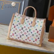 Louis Vuitton LV Takashi Murakam Co-branded ONTHEGO Jungle Bag Tote Bag  Shopper M13079 - Image 4