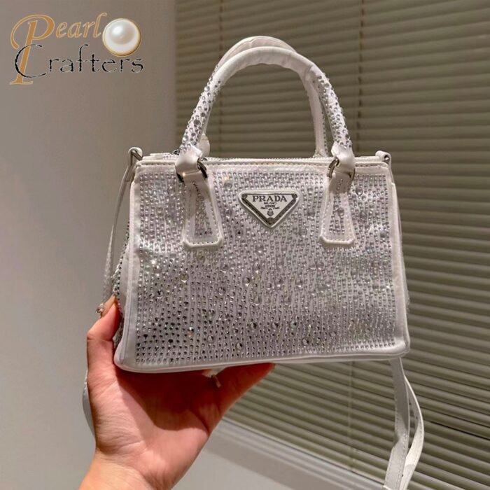 ⁦Prada Galleria Anti Crystal Mini Handbag Shoulder Bag⁩ - الصورة ⁦4⁩