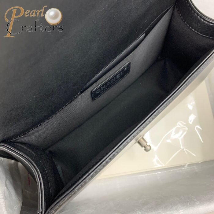 ⁦Chanel Leboy New Medium 25CM Caviar Shoulder Bag（10a mirror version）⁩ - الصورة ⁦7⁩