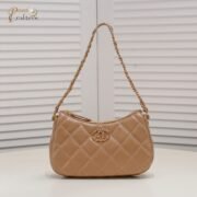 ⁦Chanel 23K Double C Hobo Chain Shoulder Bag Handbag⁩ - الصورة ⁦3⁩