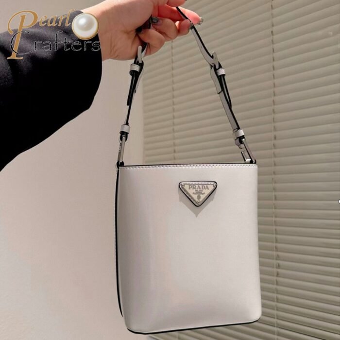 Prada Smooth Bucket Shoulder Bag - Image 4