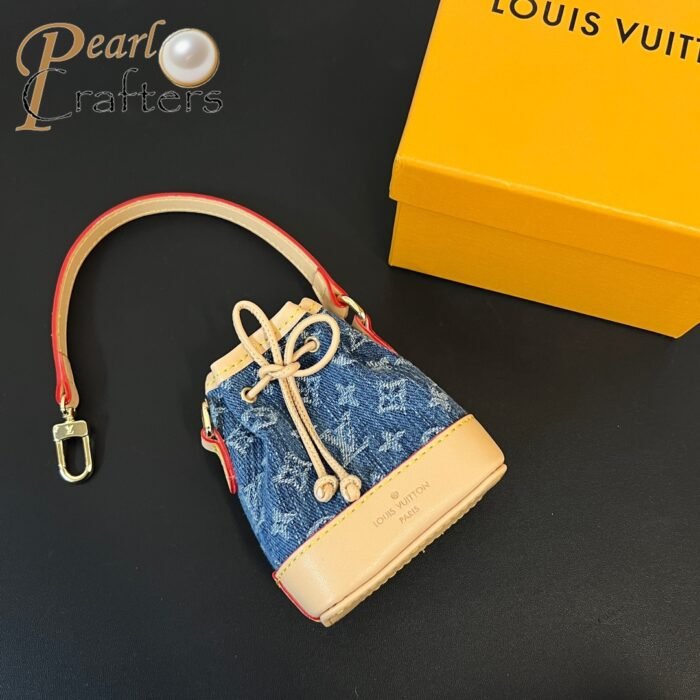Louis Vuitton Micro Bag Leather Keychain Pendant Accessories - Image 5