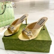 Gucci High-Heeled Sandals Slide Sandal - Image 5