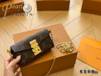 Louis Vuitton Mini Bitsy Pouch Shoulder Bag Handbag