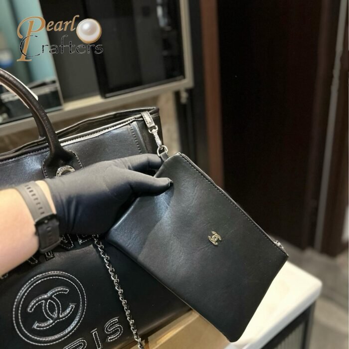 Chanel 24A Tote Bag Shopping Bag Shoulder Handbag - Image 9