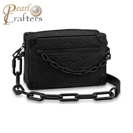 Louis Vuitton LV SOFT TRUNK Black Box Square Box Bag Crossbody Shoulder Bag 10A quality M55702