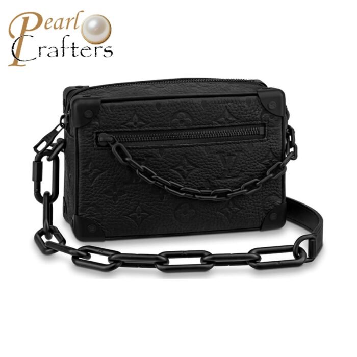 Louis Vuitton LV SOFT TRUNK Black Box Square Box Bag Crossbody Shoulder Bag 10A quality M55702 - Image 1
