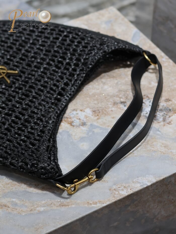 Saint Laurent 10A Handbag Shoulder Bag Top Mirror Quality Version OXALIS Woven Shoulder Bag - Image 9
