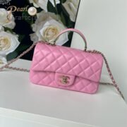 Chanel Classic Mini Flap Bag Top Handle Shoulder Bag Handbag 10A
