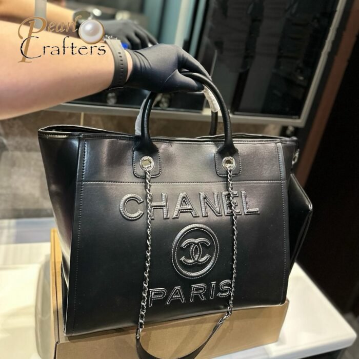 Chanel 24A Tote Bag Shopping Bag Shoulder Handbag - Image 2