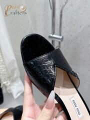 ⁦Miu Miu Slipper Sandals Heels Shoes⁩ - الصورة ⁦6⁩