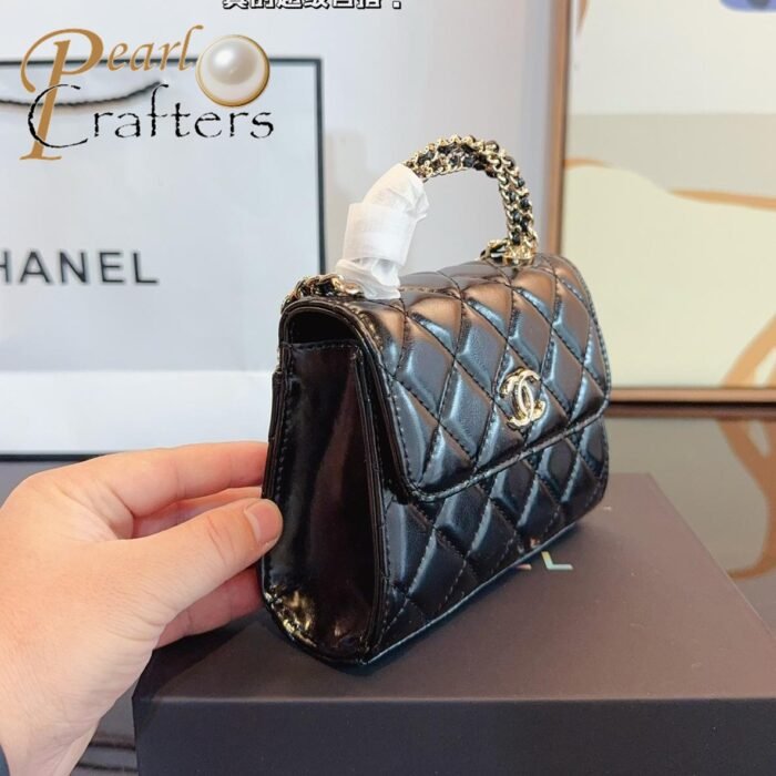 Chanel WOC handle Kelly small waist bag 15cm - Image 7