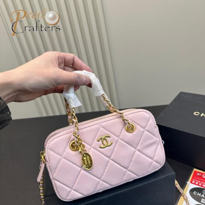 Chanel 23B Gold Coin Mobile Phone Bag Handbag Shoulder Crossbody Bag - Image 2