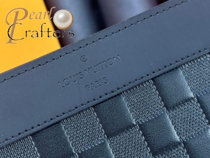 ⁦Louis Vuitton Pochette Jour Monogram Eclipse M82080 Clutch Bag Handbag⁩ - الصورة ⁦6⁩