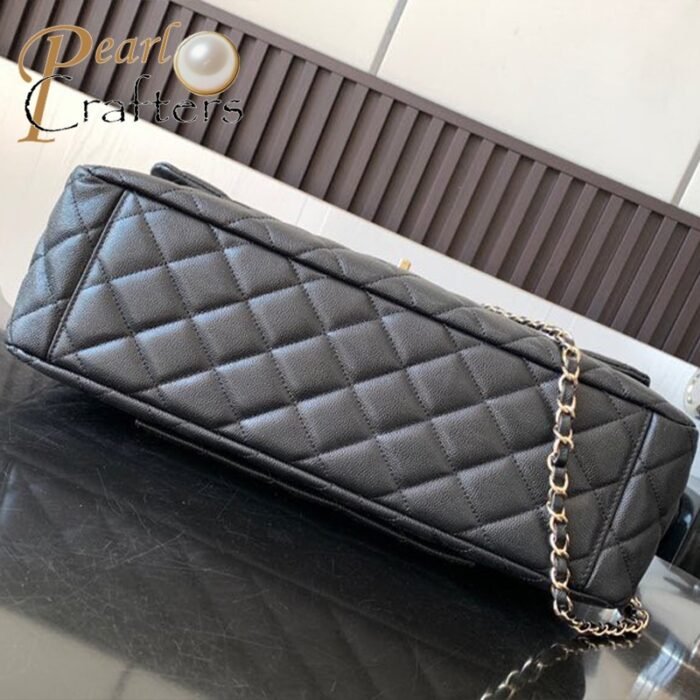 ⁦Chanel 24C Super Large CF Airport Bag Caviar (10a mirror version)⁩ - الصورة ⁦4⁩