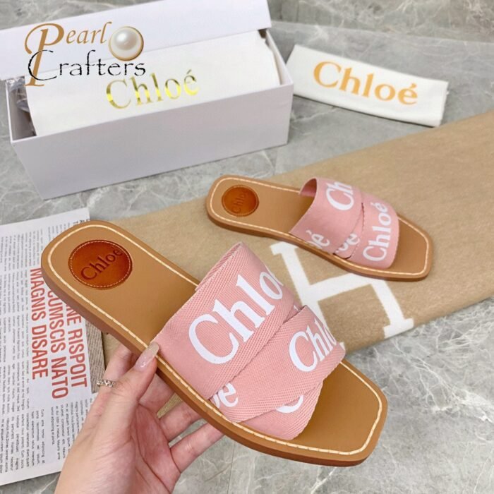 ⁦Chloe Woody Flat Mule Slide Sandals⁩ - الصورة ⁦6⁩