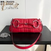 ⁦GUCCI HORSEBIT  CHAIN  Bag 764339 Handbag⁩ - الصورة ⁦2⁩