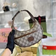 ⁦Gucci Marmnt Half Moon Shoulder Bag Handbag⁩ - الصورة ⁦15⁩