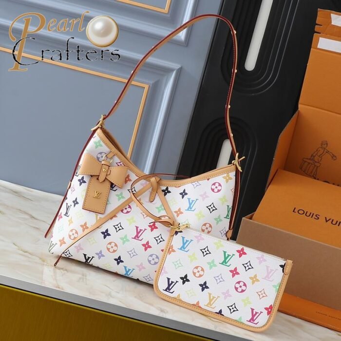 Louis Vuitton LV Takashi Murakami Murakami Co-branded Carryall Shopping Bag Tote Shoulder Bag M13661 - Image 1