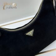⁦Prada Aimée medium suede shoulder bag 10A quality 1BC228⁩ - الصورة ⁦14⁩