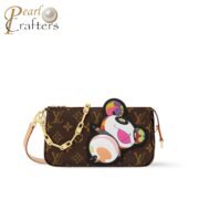 Louis Vuitton LV Takashi Murakami Pochette Accessories Mahjong Bag Shoulder Bag M13440