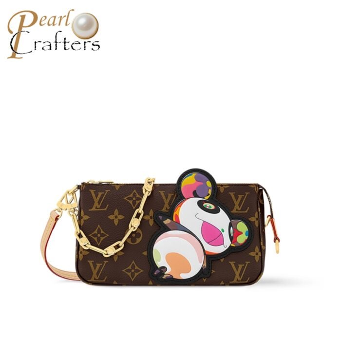 Louis Vuitton LV Takashi Murakami Pochette Accessories Mahjong Bag Shoulder Bag M13440 - Image 1