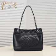 Chanel Tote Shopping Bag Vintage Shoulder Bag Handbag