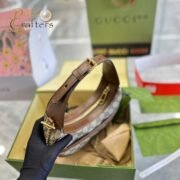 ⁦Gucci Marmnt Half Moon Shoulder Bag Handbag⁩ - الصورة ⁦12⁩