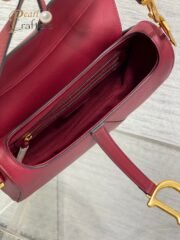 Dior Saddle Red Leather Shoulder Bag Handbag 10A Quality M0447CWVG - Image 7