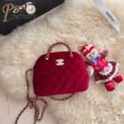 Chanel Classic Mini Mirror Version  With Chain Red Shoulder Bag Handbag 10A