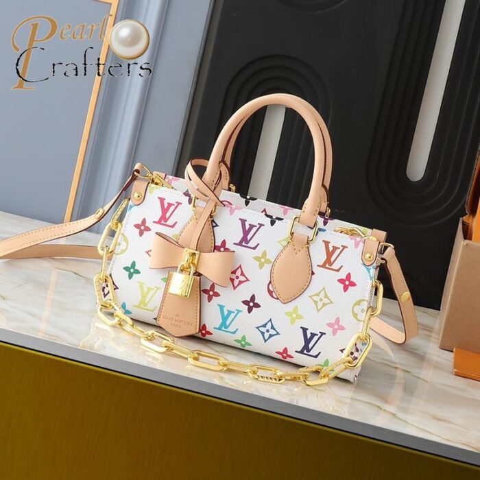 ⁦Louis Vuitton LV Takashi Murakami Murakami ONTHEGO EAST WEST Shoulder Bag M13260⁩ - الصورة ⁦2⁩
