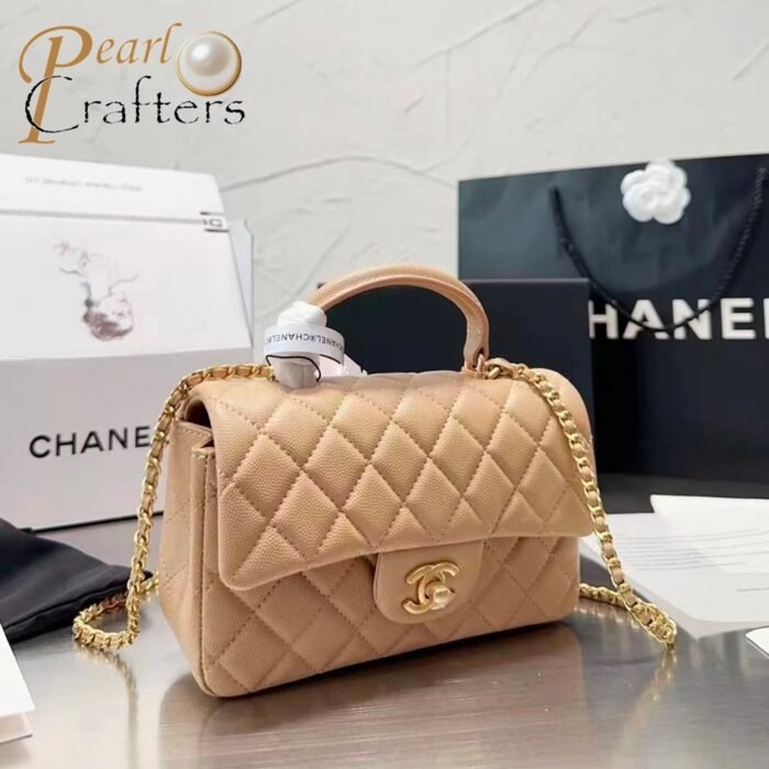 Chanel Lambskin Trendy CC Handle Bag - Image 5