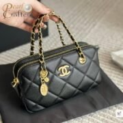 Chanel 23K Gold Coin Mobile Phone Bag Handbag Shoulder Crossbody Bag - Image 2