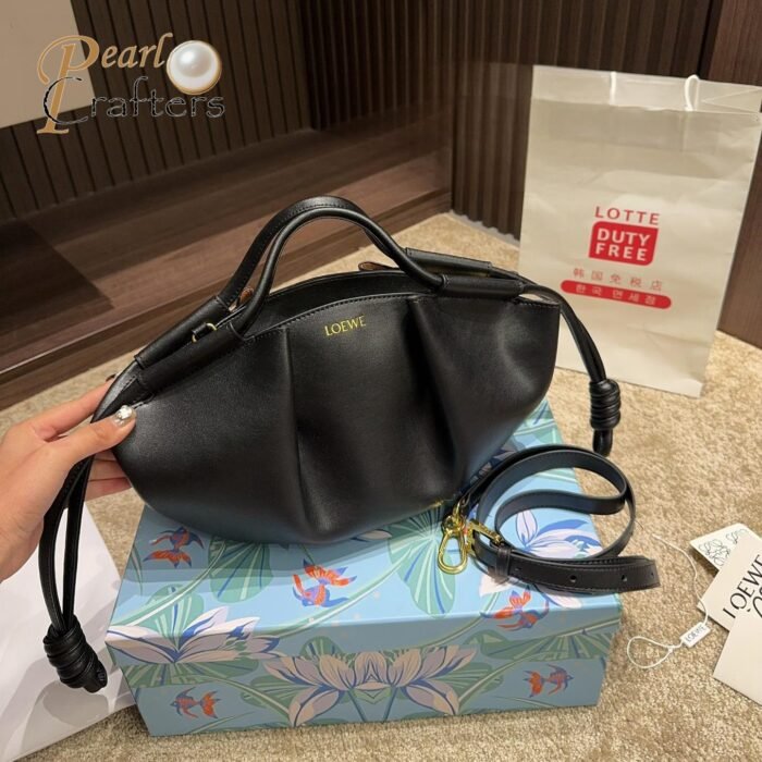 Loewe Shiny Nappa Calfskin Paseo Bag - Image 6