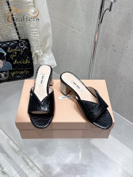 Miu Miu Slipper Sandals Heels Shoes