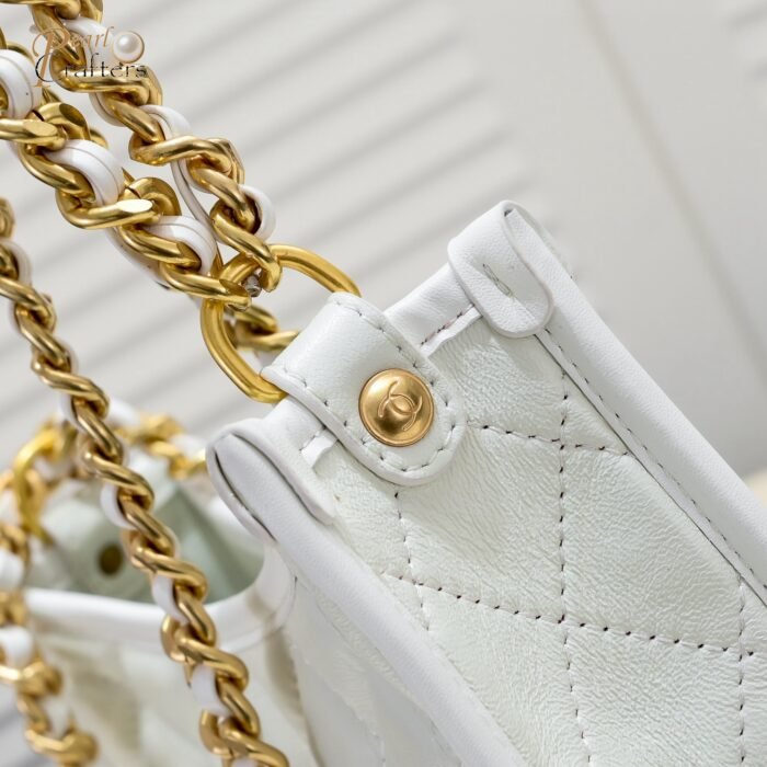 ⁦Chanel 24s Hobo Underarm Shoulder Bag Handbag⁩ - الصورة ⁦7⁩