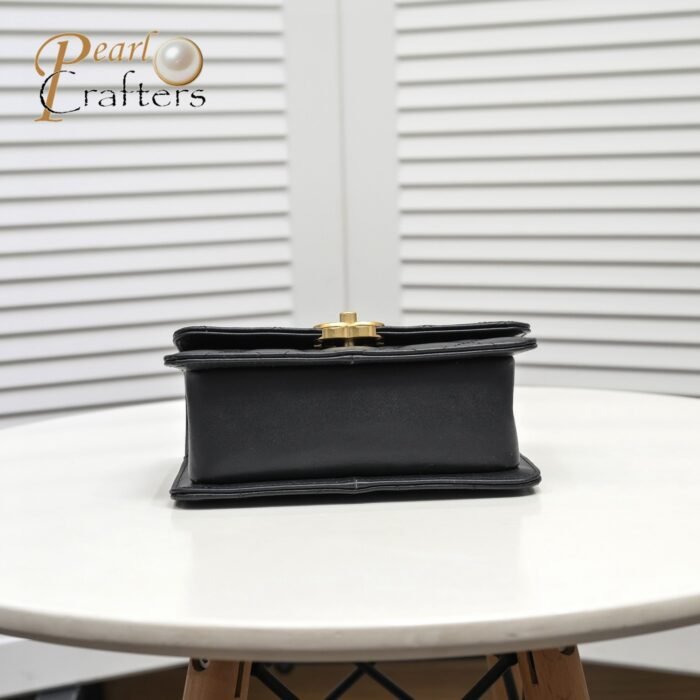 ⁦Chanel WOC Double Gold Ball Chain Mini Shoulder Bag Handbag⁩ - الصورة ⁦4⁩