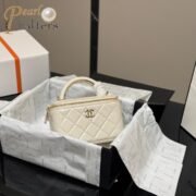 Chanel Square Box with Mirror Cosmetic Case Shoulder Satchel Handbag - Image 5
