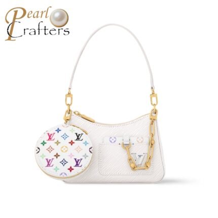 Louis Vuitton LV Takashi Murakami MARELLINI Underarm Bag Tote Crossbody Shoulder Bag M13100 M13099
