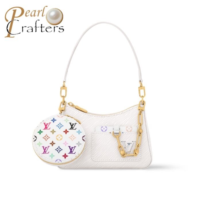 Louis Vuitton LV Takashi Murakami MARELLINI Underarm Bag Tote Crossbody Shoulder Bag M13100 M13099 - Image 1