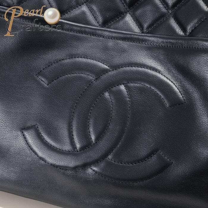 Chanel Tote Shopping Bag Vintage Shoulder Bag Handbag - Image 6