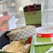 ⁦Gucci Marmnt Half Moon Shoulder Bag Handbag⁩ - الصورة ⁦8⁩